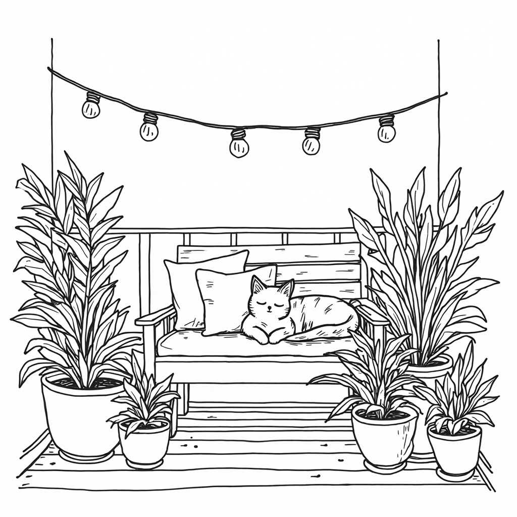 Balcony with plants — Cozy Home pack cover